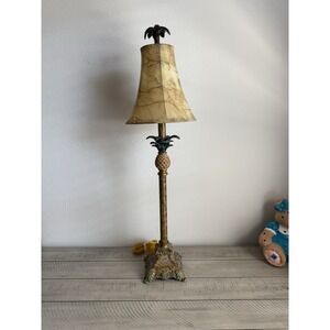 VTG Buffet Style Lamps With Pineapple Decor, 32"H